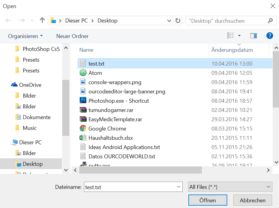 Openfiledialog Multiple Files C