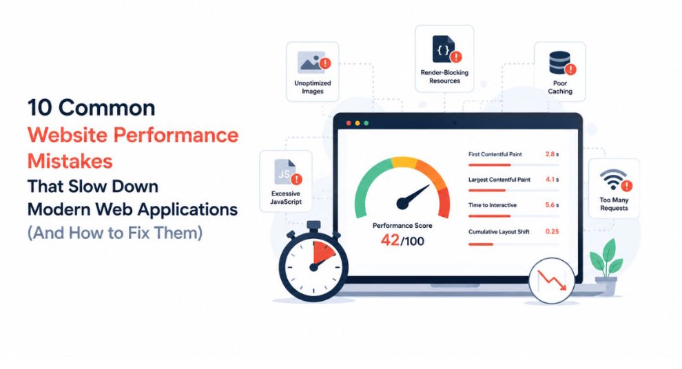 10 Common Website Performance Mistakes That Slow Down Modern Web Applications (And How to Fix Them)