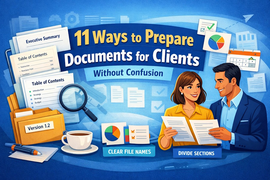 11 Ways to Prepare Documents for Clients Without Confusion