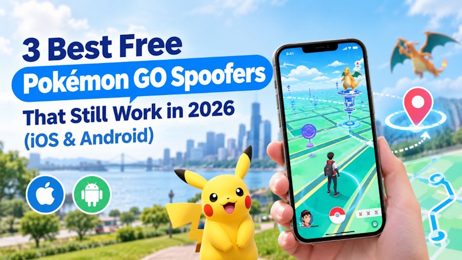3 Best Free Pokémon GO Spoofers That Still Work in 2026 (iOS & Android)