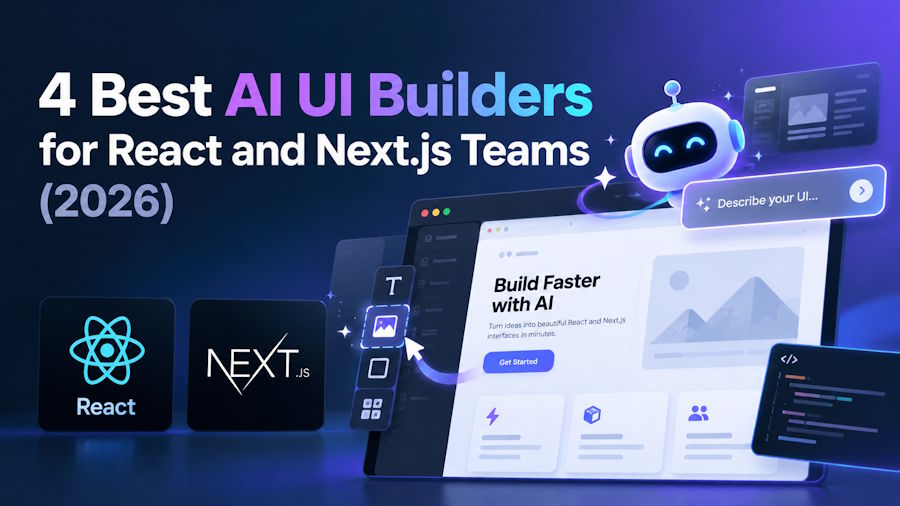 4 Best AI UI Builders for React and Next.js Teams (2026)