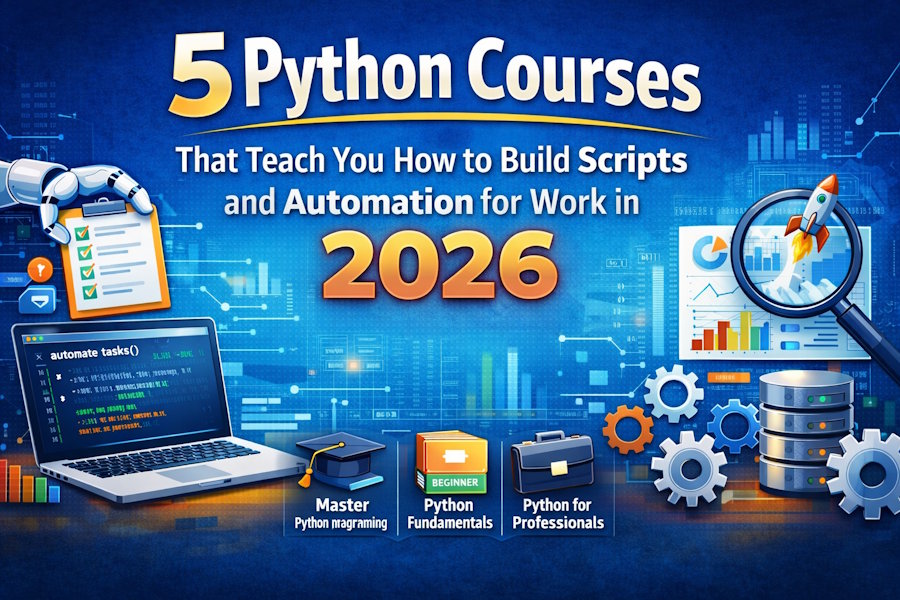 5 Python Courses That Teach You How to Build Scripts and Automation for Work in 2026