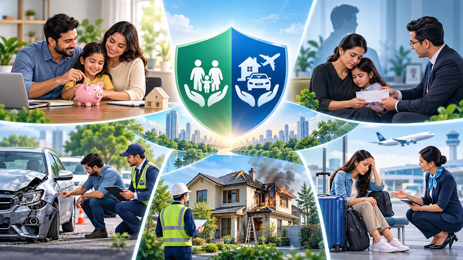 5 Real-Life Scenarios That Explain the Difference Between Life Insurance and General Insurance