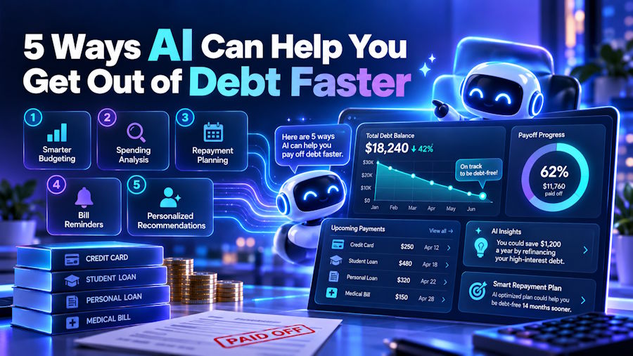 5 Ways AI Can Help You Get Out of Debt Faster