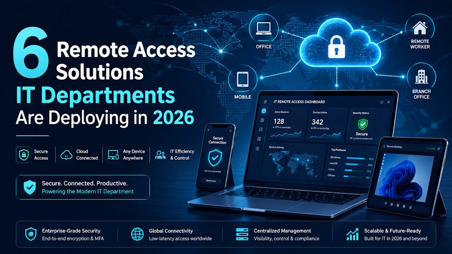 6 Remote Access Solutions IT Departments Are Deploying in 2026
