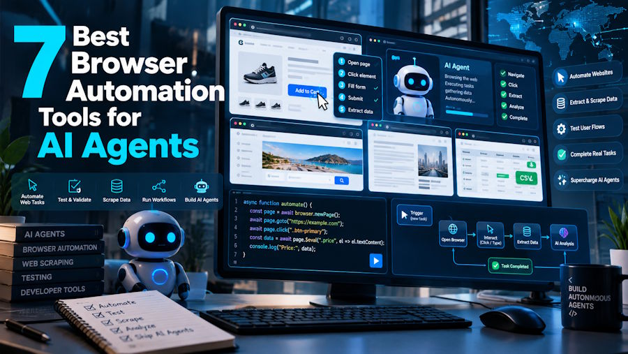 7 Best Browser Automation Tools for AI Agents
