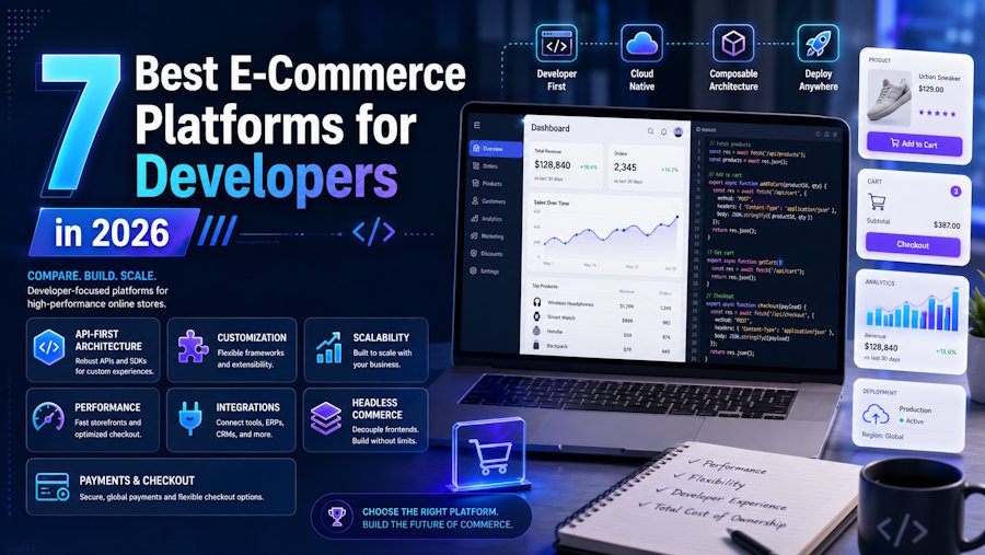 7 Best E-Commerce Platforms for Developers in 2026