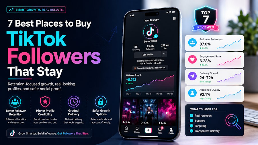 7 Best Places to Buy TikTok Followers That Stay