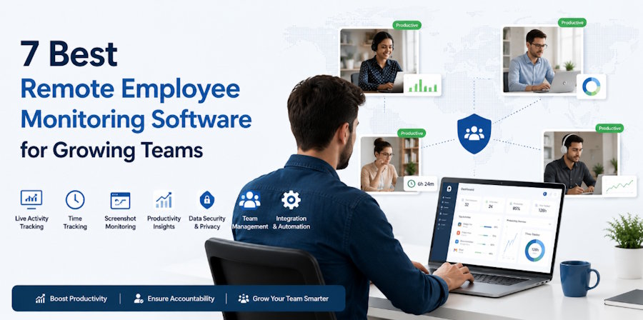 7 Best Remote Employee Monitoring Software for Growing Teams