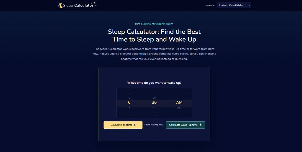 A Personal Deep Dive Into Sleep Cycles: An Honest Review of SleepCalculator.io