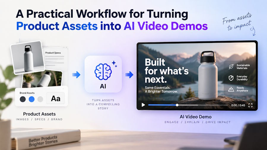 A Practical Workflow for Turning Product Assets into AI Video Demos