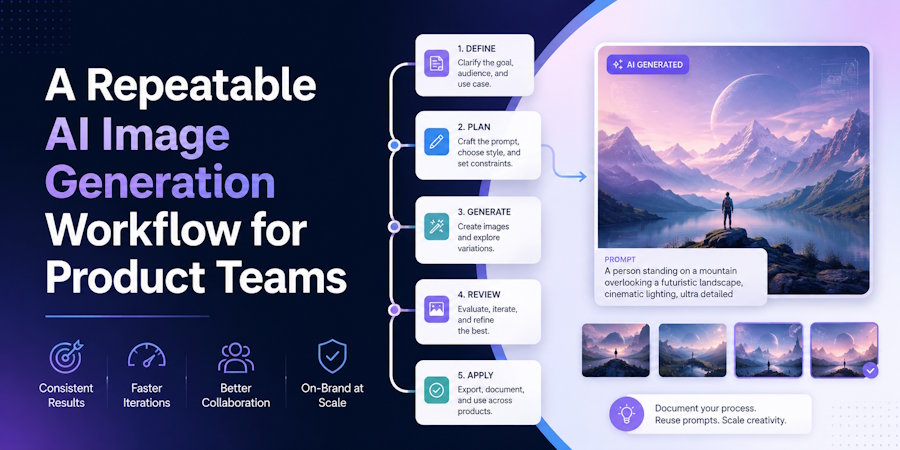 A Repeatable AI Image Generation Workflow for Product Teams