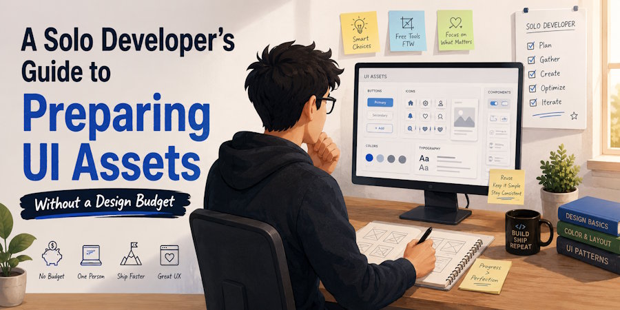 A Solo Developer's Guide to Preparing UI Assets Without a Design Budget