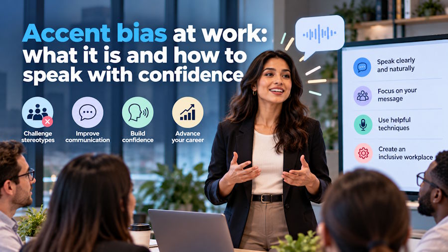 Accent bias at work: what it is and how to speak with confidence