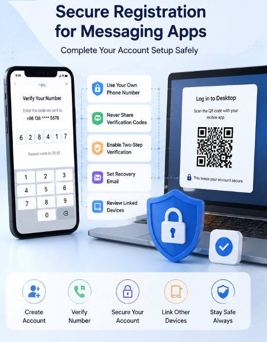 Account Registration Safety Checklist for Messaging Platforms