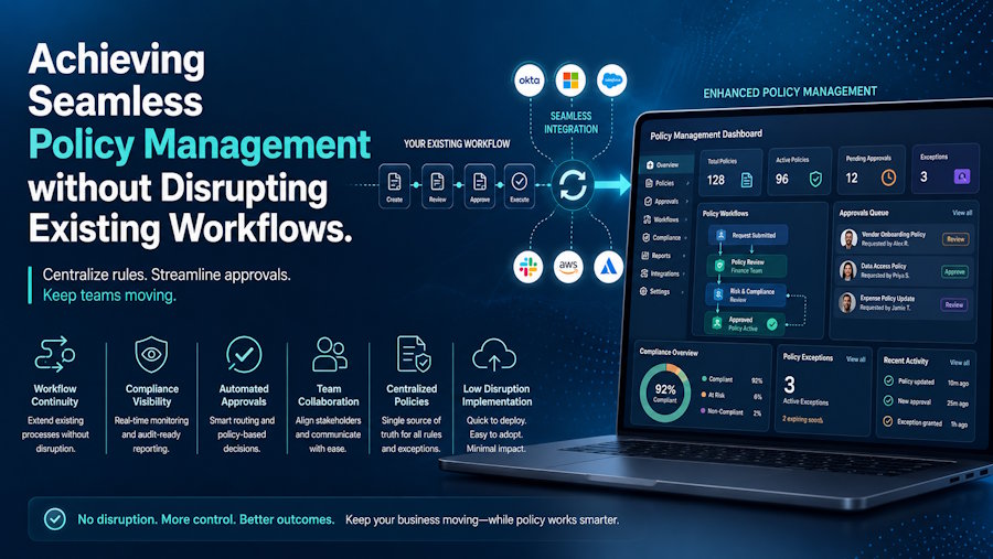 Achieving Seamless Policy Management without Disrupting Existing Workflows