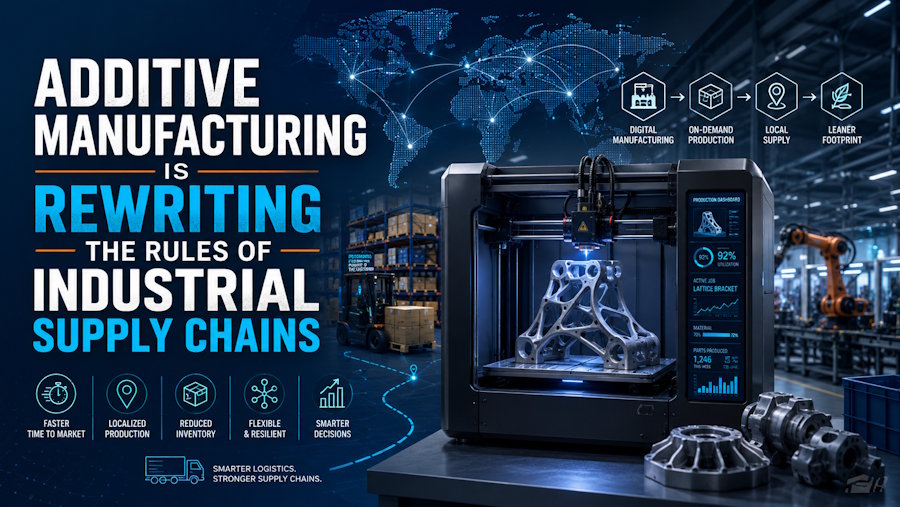 Additive Manufacturing Is Rewriting the Rules of Industrial Supply Chains