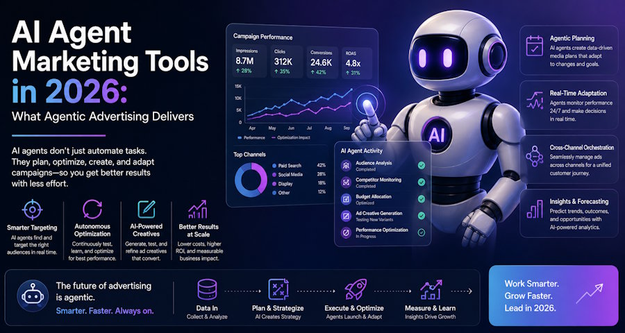 AI Agent Marketing Tools in 2026: What Agentic Advertising Delivers