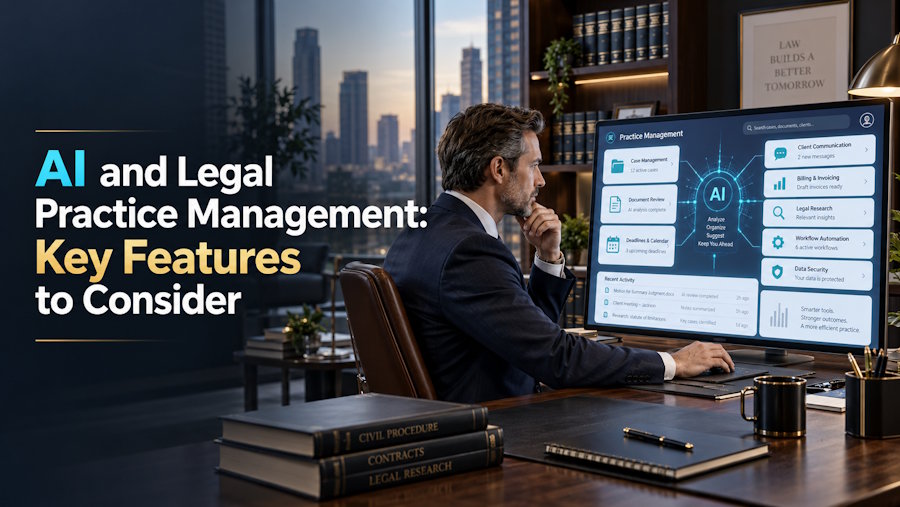 AI and Legal Practice Management: Key Features to Consider
