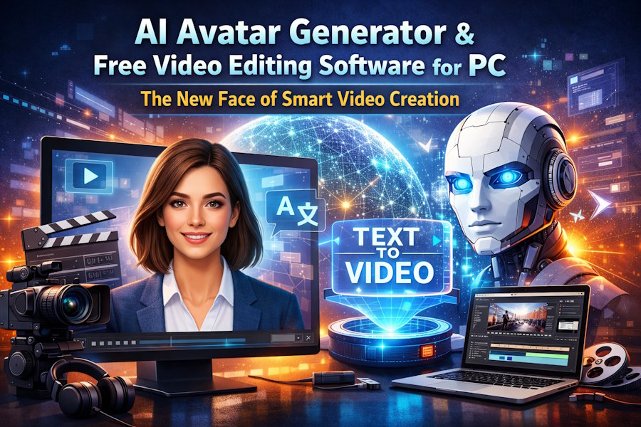 AI Avatar Generator & Free Video Editing Software for PC: The New Face of Smart Video Creation