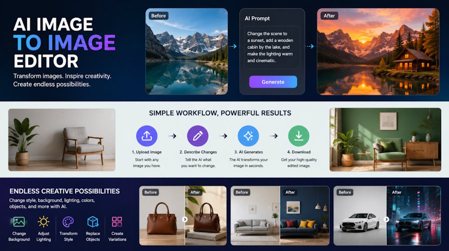 AI Image to Image Editor: A New Approach to Automated Visual Content Creation