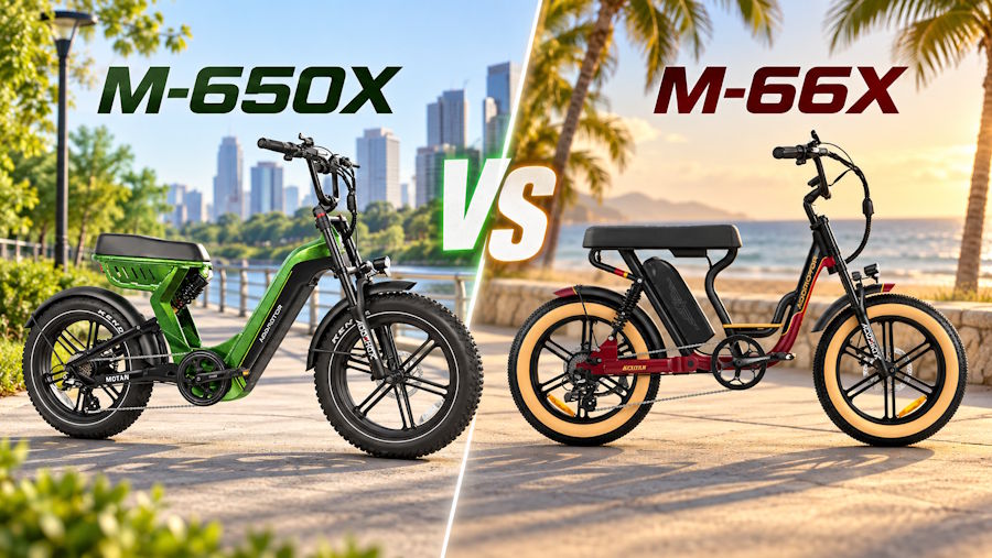 All-Terrain eBike or Electric Cruiser? Addmotor M-650X vs M-66X for Everyday Use