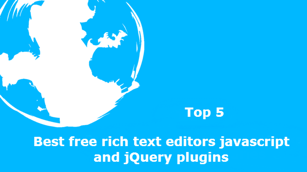 crisis Namaak Omleiding Top 5: Best free rich text editors javascript and jQuery plugins | Our Code  World