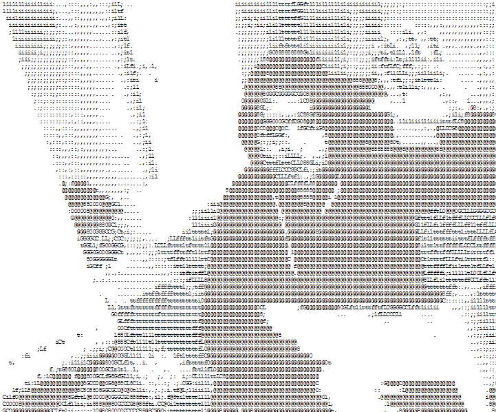 x character ascii art