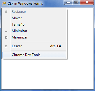CefSharp ChromeDevToolsSystemMenu does not exist in the current context