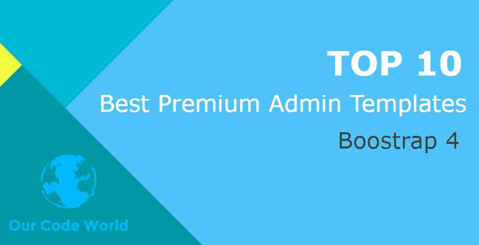 Top 10: Las mejores plantillas de administración Premium Bootstrap 4