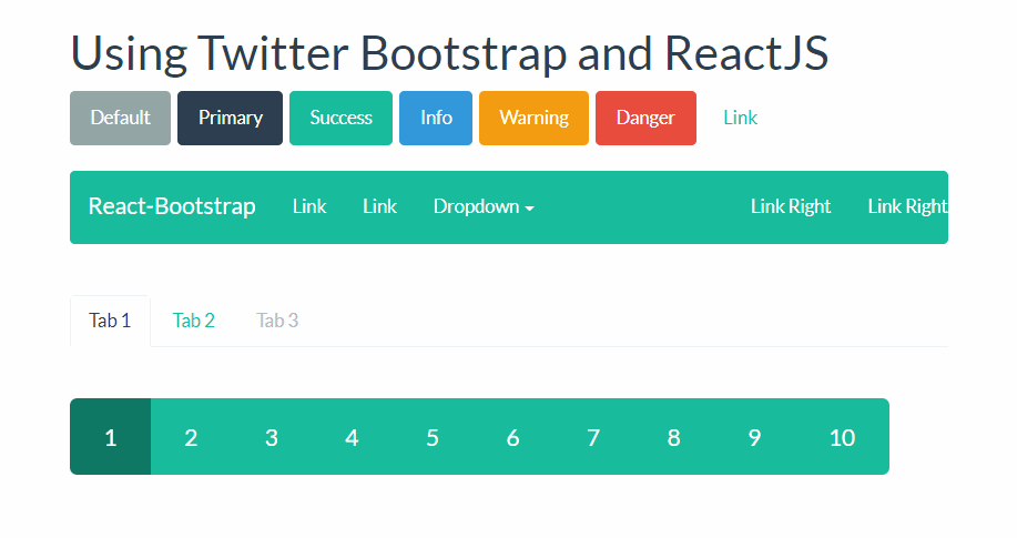 Reactbootstrap col