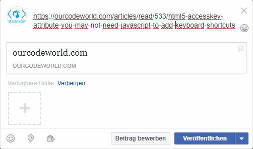 Debugging The Posts You Share on Facebook using the Open Graph Protocol