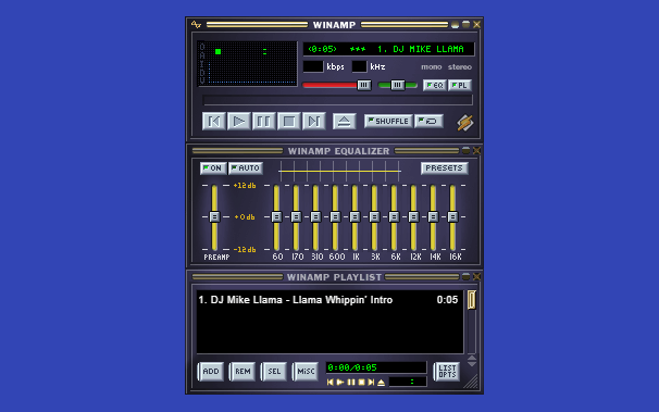 Winamp2-js: a reimplementation of Winamp 2.9 in HTML5 and Javascript