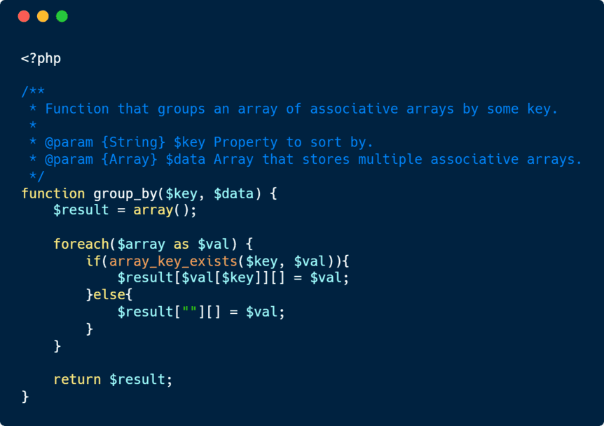 php associative array get all values