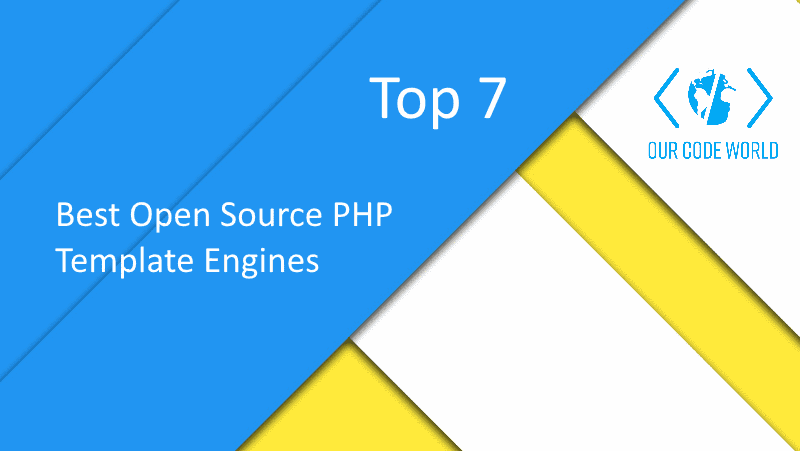 Best Php Template Engine from ourcodeworld.com