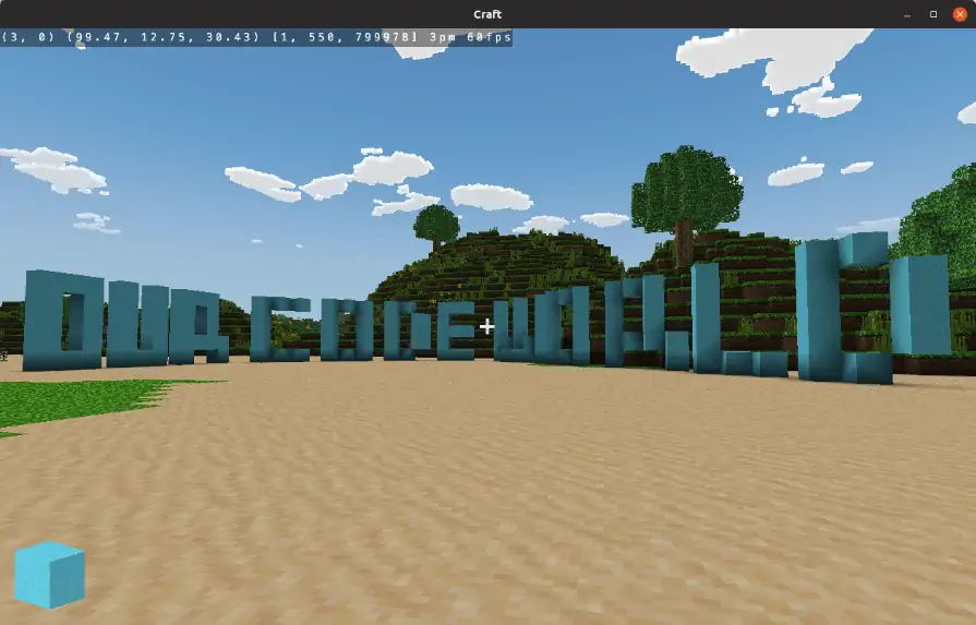 How To Implement Your Own Minecraft Game Clone With C Using Modern Opengl In Ubuntu 19 04 Our Code World