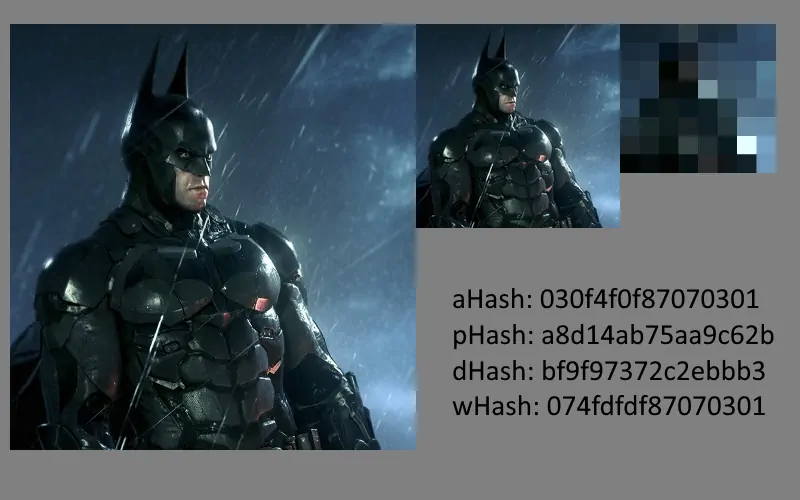 How to determine whether 2 images are equal or not with the perceptual hash in Python