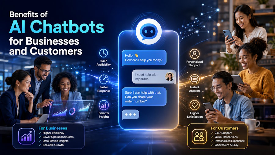Benefits of AI Chatbots for Businesses and Customers
