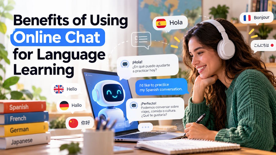 Benefits of Using Online Chat for Language Learning