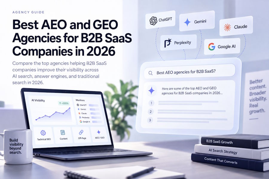 Best AEO and GEO Agencies for B2B SaaS Companies in 2026