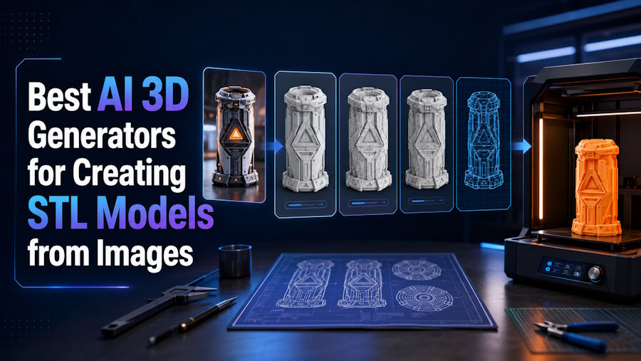 Best AI 3D Generators for Creating STL Models from Images