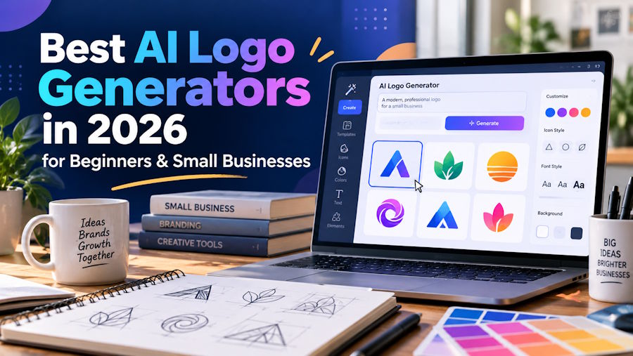 Best AI Logo Generators in 2026 for Beginners & Small Businesses