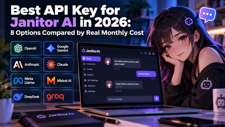 Best API Key for Janitor AI in 2026: 8 Options Compared by Real Monthly Cost
