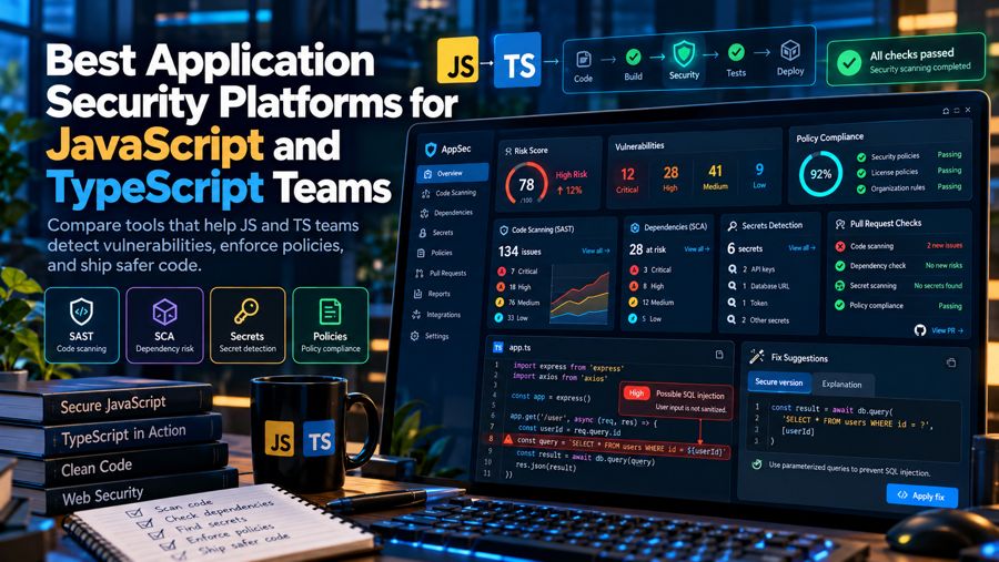 Best Application Security Platforms for JavaScript and TypeScript Teams