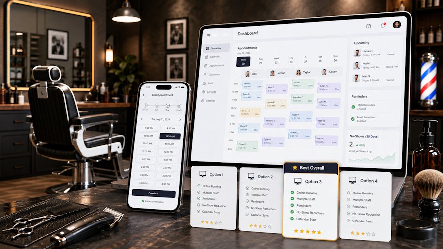 Best Barbershop Booking Software: A Comparison of the Top Options
