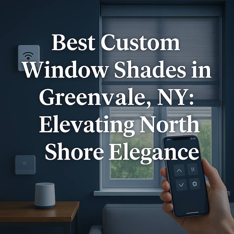 Best Custom Window Shades in Greenvale, NY: Elevating North Shore Elegance