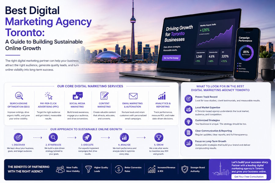 Best Digital Marketing Agency Toronto: A Guide to Building Sustainable Online Growth