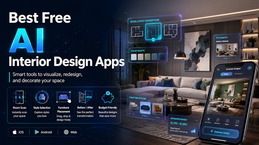 Best Free AI Interior Design Apps