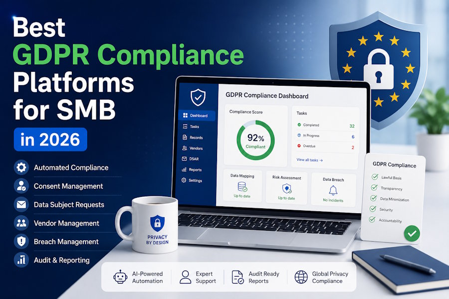 Best GDPR Compliance Platforms for SMB in 2026