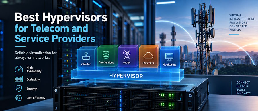 Best Hypervisors for Telecom and Service Providers